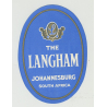The Langham Hotel - Johannesburg / South Africa (Vintage Luggage Label)