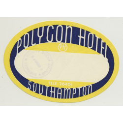 Metropole Hotel - Brighton / Great Britain (Vintage Luggage Label)