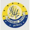 Gresham Hotel - Dublin / Ireland (Vintage Luggage Label ~1940s)