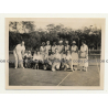 Elisabethville / Congo: Players Of B.C.K. On Tennis Court *1 (Vintage Photo B/W 1934)