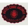 Hotel Conde Ansurez - Valladolid / Spain (Vintage Luggage Label)