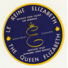 Hotel Le Reine Elizabeth / The Queen Elizabeth - Montreal / Canada (Vintage Luggage Label)