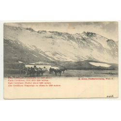 Alta Cordillera - Chile: Provedoria / Casucha (Vintage Postcard ~1900/1910)