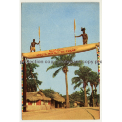 Congo / Africa: Voyage Du Roi Au Congo - Été 1955 (Vintage Postcard)