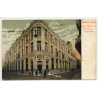 Buenos Aires: Casa Central De Correos Y Telegrafos / Liquidacion Muñoz (Vintage Postcard ~1900s/1910s)