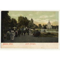 Buenos Aires: Jardin Zoologico / Liquidacion Muñoz (Vintage Postcard ~1900s/1910s)