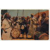 Mariano Bertuchi: Marruecos - Guenauas / Gnawa (Vintage Artist Postcard)