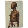 7062 Scenes Et Types: Femme Senegalaise A Dakar / Topless (Vintage Colored Postcard)