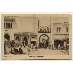 Larache / Morocco: Zoco Chico - Market (Vintage Postcard)