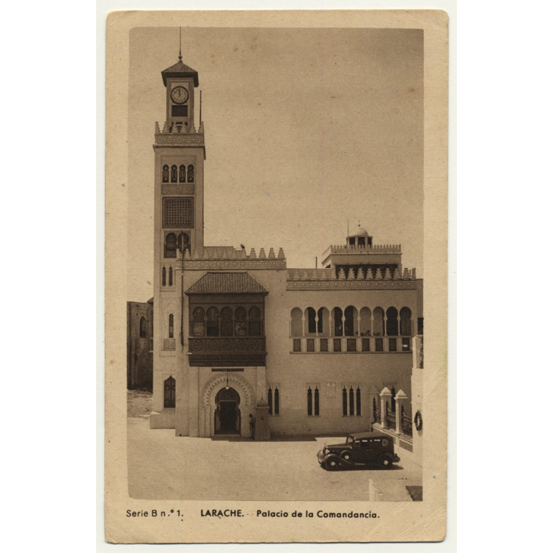 Larache / Morocco: Palacio De La Comandancia (Vintage Postcard)