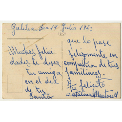 Aviation: Estas Cerca Del Cielo Y Sentir Del Cariño El Noble Y Puro Anhelo (Vintage Postcard)