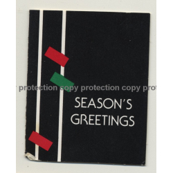 Tina Turner: Personalized Christmas Gift Card Signed By Tina 'Season's Greetings'