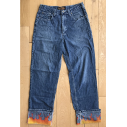 Von Dutch: Rare Vintage Flame Jeans From The 1990s / Size 32