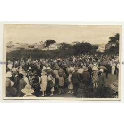 Jadotville - Likasi / Congo Belge: Marché / Local Market (Vintage RPPC B/W ~1930s)