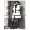 Pretty Woman In Fur Coat / Boots (Vintage Fashion Photo 1970s: Wolfgang Klein)