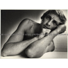 Portrait Of Goodlooking Nude Man / Photo Art - Gay Int (Vintage Photo 1970s Large)