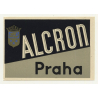 Hotel Alcron - Praha / Czech Republic (Vintage Luggage Label) Prag Prague