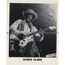Jackie Clark / Nitty Gritty Dirt Band - UA Press Photo - Autographed  '1970s