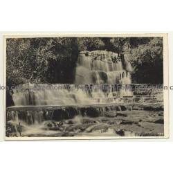 Congo Belge: Waterfall / Léopold Gabriel? (Vintage RPPC ~1920/1930s)