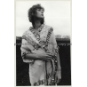 Female Model In Patchwork Gown / Brocade (Vintage Photo Master 1970s Fashion)