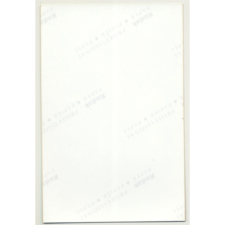 Busty Semi Nude Blonde In Lingerie / Hair Bow (Vintage Photo Germany 1980s)