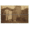 Djoko-Punda - Congo Belge: Colonial Family & Servants (Vintage RPPC Sepia 1926)