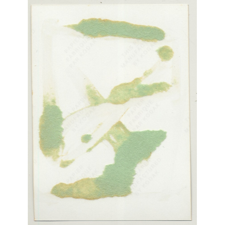 Chubby Topless Woman At Lake Shore / Boobs (Vintage Photo Germany 1980s)