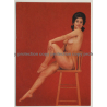 Nude Showgirl Gilda / Night-Cabaret Dorett - Kurfürstendamm (Vintage PC Berlin 1960s)